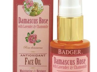 badger organic damascus rose antioxidant face oil