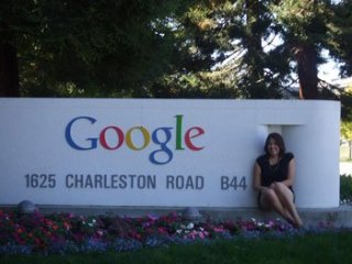 Kim Wallace at Google Headquarters in Mountain View, California