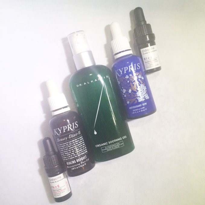 kimberlyloc's current beauty routine: daytime beauty oils