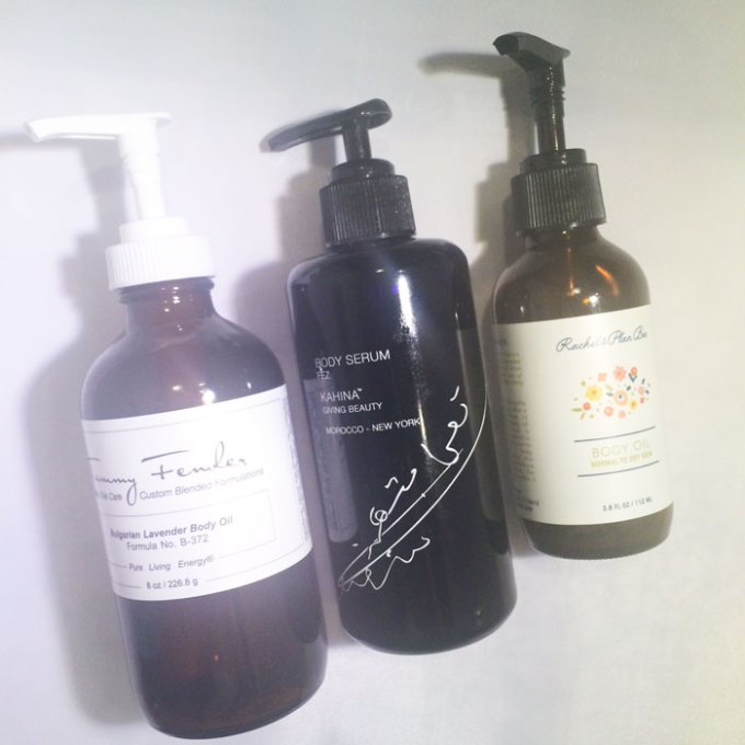 kimberlyloc's current beauty routine: body oils