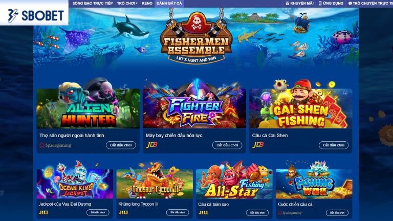 Giới thiệu chuyên mục bắn cá tại Sbobet